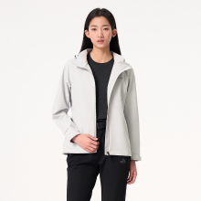 PELLIOT Outdoor Herfst Winddichte Wandeljas Dames Lichtgrijs XL