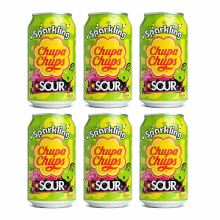 Chupa Chups Zure Groene Appel 345 ml x 6