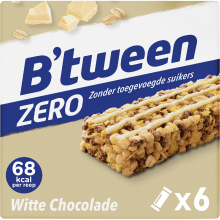 Hero B'Tween Muesli Bar Zero Witte Chocolade   120 g