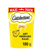 CATISFACTIONS Kattensnack kaas maxipack 180 g