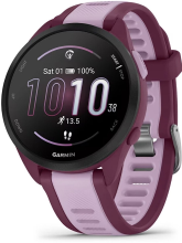 GARMIN Forerunner 165 Music   Hardloopbandje   43 mm   Bessenrood/Lila