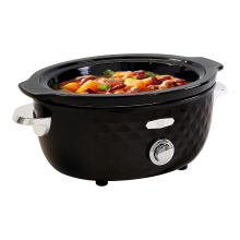 Fritel Slowcooker SC 2090   Elektrische sudderpan/crockpot   3,3 L   150 W   Voor 1 tot 4 personen   Keramische pot   4 warmtestanden