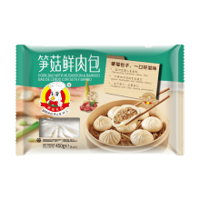 Meng Fu Gestoomde broodjes met varkensvlees, champignon en bamboescheut 450 g