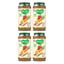 Olvarit aardappelpuree wortel kalkoen babysnack 18 maanden+ 250 g * 4