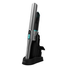 Cecotec Conga Rockstar Micro+ Turbo handstofzuiger   210 W digitale borstelloze motor, 20 kPa zuigkracht, 40 min looptijd, draadloze handstofzuiger met gemotoriseerde matras  en meubelmondstuk voor huis en auto