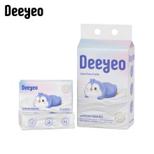 Deeyeo gezichtstissues met lotion 120 stuks × 5 pakken