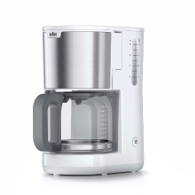 BRAUN Purshine KF1500 koffiezetapparaat wit