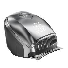 Komingdon draadloze oplaadbare haartrimmer   tondeuse voor mannen om zelf haar te knippen met nauwkeurig knippen, eenvoudige reiniging en lange batterijduur   perfect feestdagcadeau voor vaderdag zilver