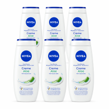 NIVEA Douchegel   Creme Aloe 250 ml (6 Pack)