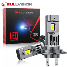 Bullvision 9005/HB3 lampen, 6000 K koelwit ledlicht, 10000 lm helderder, 12 V ledlamp voor automistlamp, 1:1 formaat lampen, aansluiten en gebruiken, verpakking van 2