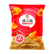 Dianerwa Vers gesneden golvende aardappelchips met chili  en mala smaak 135 g