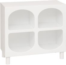 Atmosphera Tara Ladeblok   Wit, 70 x 32 x 76 cm