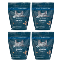 G'woon premium stukjes kat zalm 800 g * 4