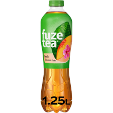 Fuze Tea zwarte ijsthee met perzik & hibiscus   1,25 l