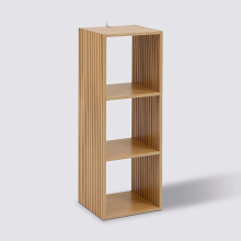 5Five Tasso Plankeenheid   Zink, Bamboe, 35 x 32 x 102 cm