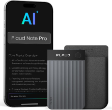 PLAUD Note Pro AI spraakrecorder voor notities & samenvatting (Zwart)