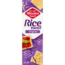 Van Der Meulen Rijsttoast Natuur   65 g