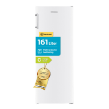 Heinrich's Vriezer 161 L Inhoud, Vriezer, No Frost Bescherming, 3x Vrieslades, 2x Lades, LED Display, Omkeerbaar Deurscharnier, Alarmfunctie, Temperatuur:  14 °C ~  22 °C, Heinrich's (Wit) Energieklasse C