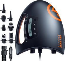 OutdoorMaster 20PSI Shark2 Hogedruk SUP Luchtpomp voor Opblaasbare Stand Up Paddleboards en Boten