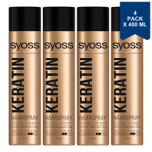 Syoss Haarspray   Keratine 400 ml. (4 Pack)