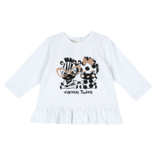 CHICCO Tracksuit T shirt met lange mouwen 62 Wit