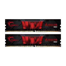 G.Skill Aegis DDR4 RAM kit 32 GB (2 x 16 GB) Non ECC 3200 MHz 288 pins DIMM CL16 18 18 38 F4 3200C16D 32GIS