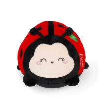 Legami Soft Plush Collectie, Mini Ladybug Knuffel Speelgoed, 12 cm Hoogte, 1 Stuk