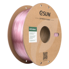 ESUN PETG Basic Transparant Lichtroze 3D Filament 1,75 mm, Hoge Snelheid Printen, Kosteneffectief Inlopmateriaal Voor 3D Printen 1 kg (2,2 lbs) Kartonnen Spoel