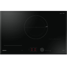 Samsung NZ84C6058KK inductiekookplaat   80 cm breedte   4 kookzones   zwart glaskeramiek   touchbediening