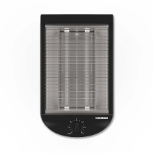MELISSA Broodrooster | 600 W | Timer | Uitneembare kruimellade | Automatische uitschakeling | Zwart