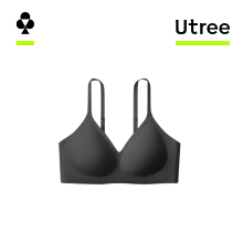 Utree   naadloze draadvrije comfortabele bh voor dames met kleine borsten met zijdelingse borstondersteuning, anti verslapping   zwart   155 160/85 90 (M)