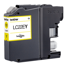 Brother LC22EY inktcartridge, origineel geel, 1 stuk