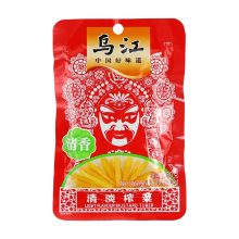 Wu Jiang Wujiang Mild Gepekeld Mosterdknol (Zha Cai), Sichuan Chongqing Smaak, 80 g/Zak