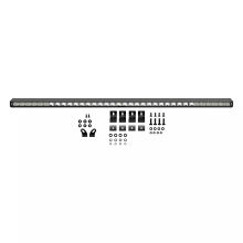OSRAM LEDriving LIGHTBAR VX1000 CB SM, LED voertuigverlichting voor nabij  en verlichting, combo beam, 6000K, lichtstraal tot 525 m, LED lightbar 12 V/24 V, ECE goedkeuring