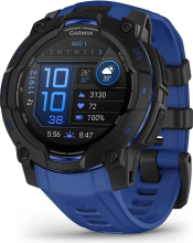 Garmin Instinct 3   AMOLED   smartwatch   45 mm   zwart/bolt blauw
