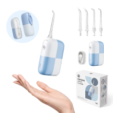 BAIR CARE V6 Draagbare Zak Waterflosser met Innovatieve Magnetische Tank, Press Spray Modus, 30 Dagen Batterijduur, USB Oplaadbaar, IPX7 Waterdicht, Ideaal voor Reizen, Thuis & Dagelijkse Mondverzorging