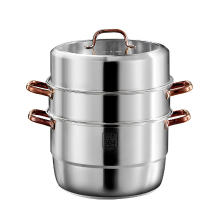 COOKER KING Stoompan 3 Laags   304 roestvrij staal   26 cm