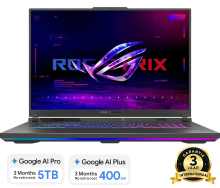 ASUS ROG Strix G18 G814PM S9012W 18 inch gaminglaptop – Ryzen 9 8940HX – RTX 5060 – 16GB – 1TB SSD – eclipsgrijs – QWERTY toetsenbord