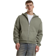 Urban Classics flusse hoody met ritssluiting   sweatstoffen & fleecedoe   hoodies   paleolive   S
