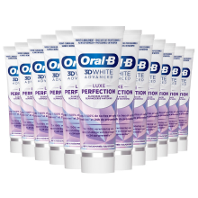 Oral B Oral B 3D White Luxe Advanced tandpasta   12 x 75 ml