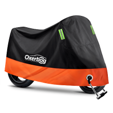 Oxerbog Motorhoes, Waterdicht En Vorstbestendig Buitenhoes Voor Bromfiets, Scooter, Crossmotor, Straatmotor, 220x95x110cm