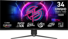 MSI MPG 346CQRF X24 monitor 86,4 cm (34