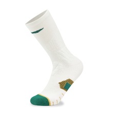 LI NING Basketbal Verwennende Comfortabele Ademende Halflange Sokken Melk Wit / Zandgrijs Groen XL