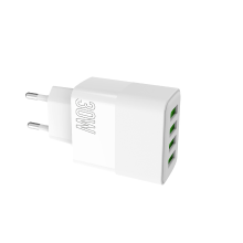 PAVAREAL K10 [Europese standaard] 4USB 30 W oplader (onafhankelijke IC)