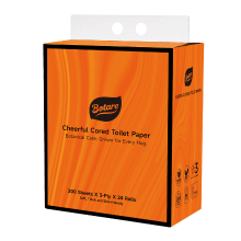 Botare Toiletpapier, 200 Vellen per Rol, 24 Megarollen