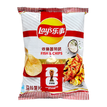 Lay's Fish & Chips smaak 70 g