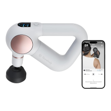 Theragun Sense massagepistool   persoonlijke diepweefmassage met voorgeïnstalleerde ademhalingsoefeningen voor stressverlichting, wit