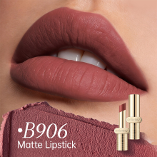 COLORKEY luxe matte lippenstift – P906 geroosterde kastanje – fluweelmatte, gladde textuur