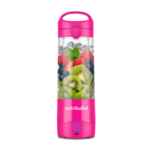 Nutribullet Portable 475 ml personal blender   roze   oplaadbare batterij   USB C opladen   20 minuten gebruiksduur   voor smoothies onderweg