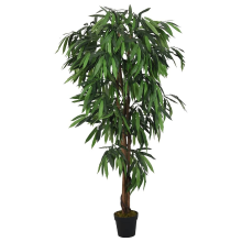VidaXL kunstmatige mangoboom, 450 bladeren, 120 cm, groen